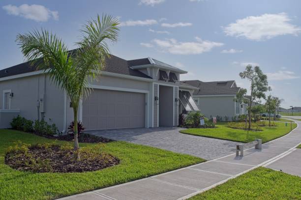 Permeable Paver Driveway in Lacoste, TX